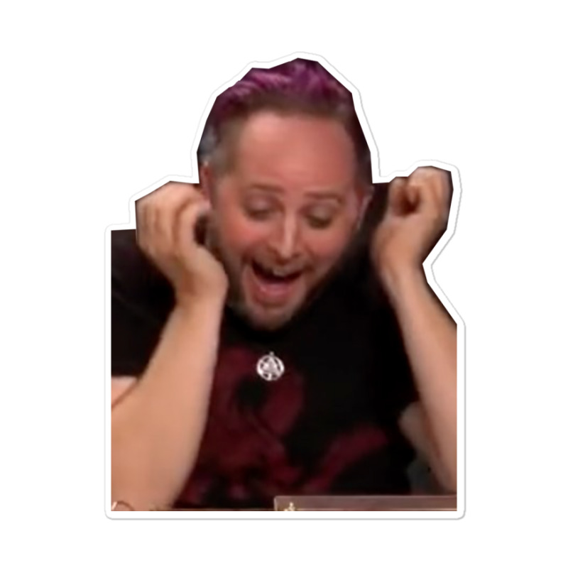 Taliesin Jaffe   Crititcal Role Meme Face Caduceus Sticker | Artistshot