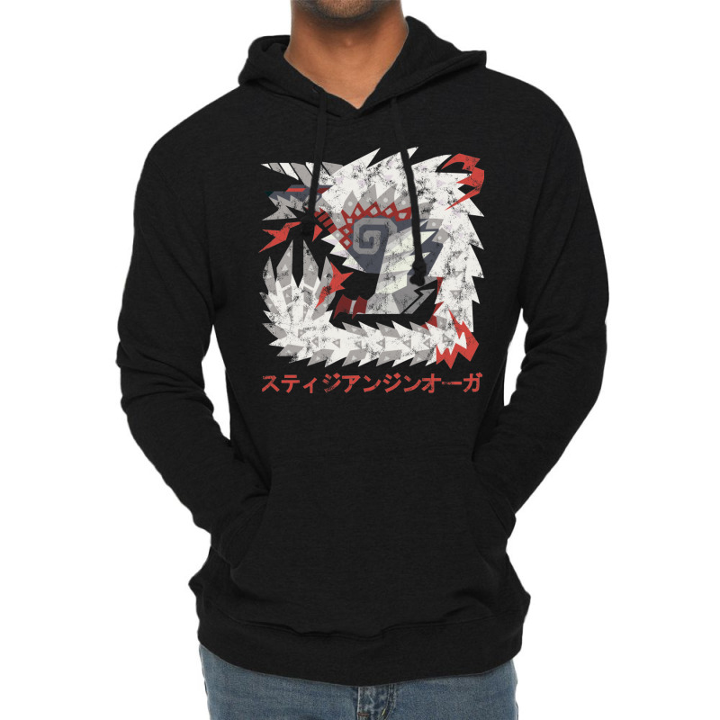 Monster Hunter World Iceborne Stygian Zinogre Kanj Lightweight Hoodie | Artistshot