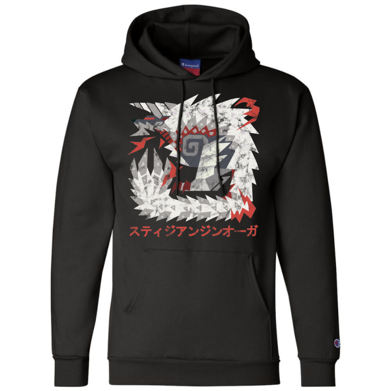 Monster Hunter World Iceborne Stygian Zinogre Kanj Champion Hoodie | Artistshot