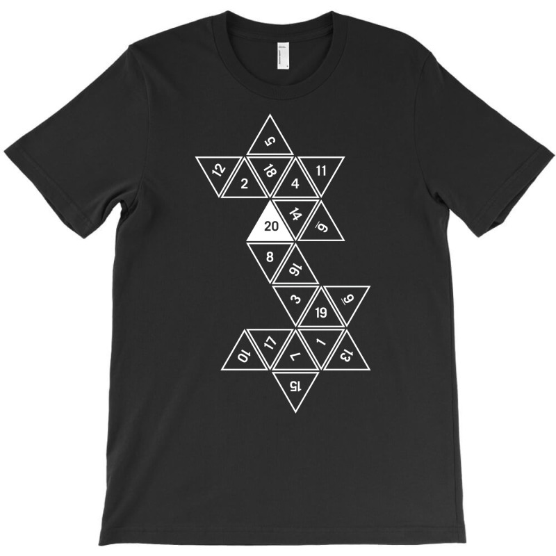 Unrolled D20 T-shirt | Artistshot