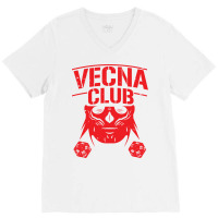 Vecna Club V-neck Tee | Artistshot