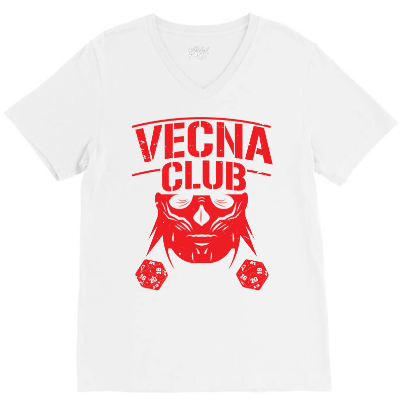 Vecna Club V-neck Tee | Artistshot