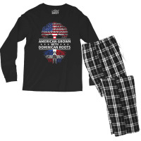 Womens Dominican Shirts, American Grown Dominican Men's Long Sleeve Pajama Set | Artistshot