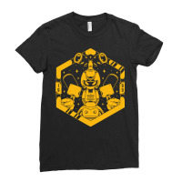 Kabuto Type Robot Ladies Fitted T-shirt | Artistshot