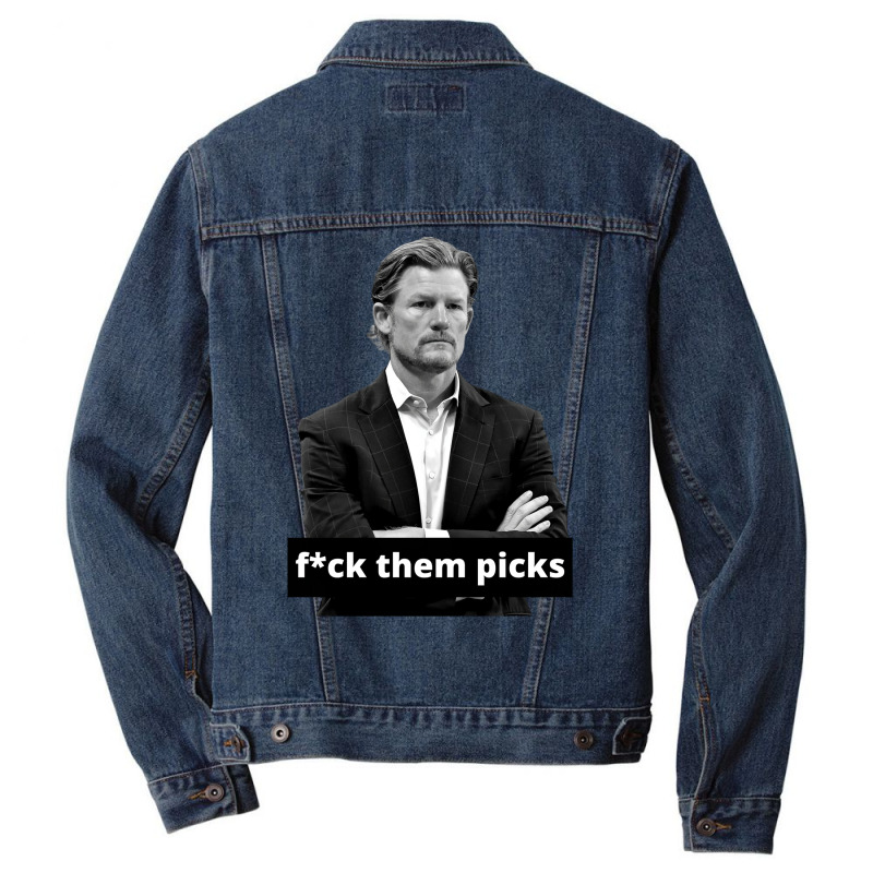 Les Snead Fuck Them Picks Shirt Men Denim Jacket by boricanamisd | Artistshot