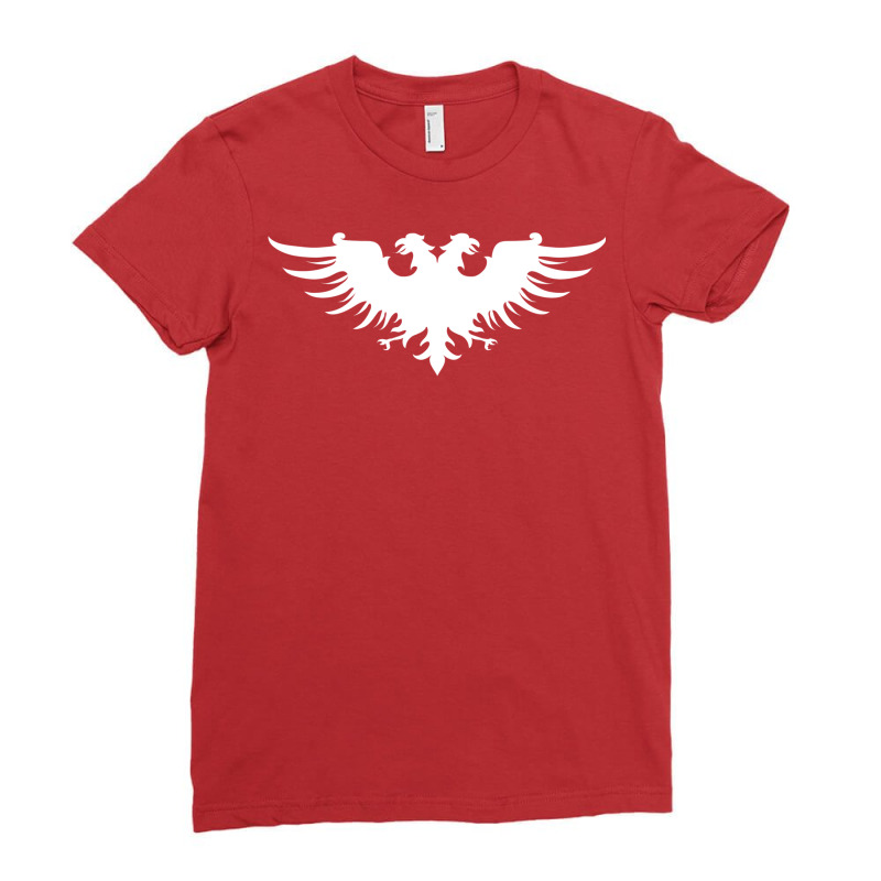 Imperial Symbol Two Headed Eagle Medieval Emblem W Ladies Fitted T-Shirt by cpwgehlenc | Artistshot