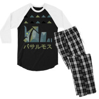 Monster Hunter Basarios Kanji Men's 3/4 Sleeve Pajama Set | Artistshot