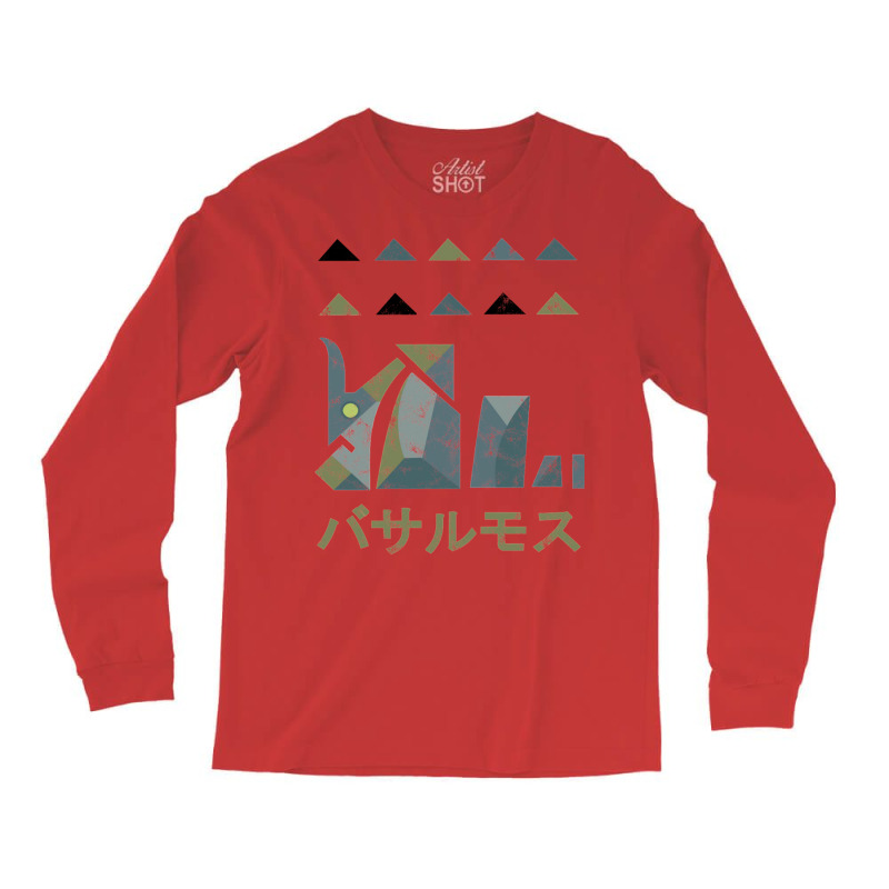 Monster Hunter Basarios Kanji Long Sleeve Shirts | Artistshot