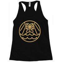 Nature Island Line Art Design Racerback Tank | Artistshot