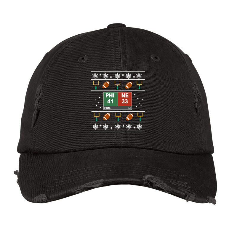 Final Score Ugly Sweater Vintage Cap by auwadehmant | Artistshot