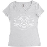 Five Percent Of The Time It Works Every Time D20 D Women's Triblend Scoop T-shirt | Artistshot