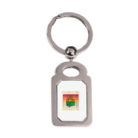 Womens Funny Dumpster Fire Itâ€™s Fine Iâ€ Silver Rectangle Keychain | Artistshot