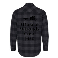 Muscle Wizard Cast Fist Flannel Shirt | Artistshot