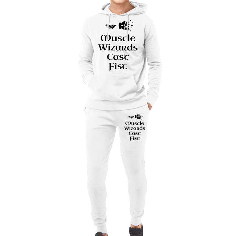 Muscle Wizard Cast Fist Hoodie & Jogger Set | Artistshot