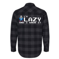 I'm Lazy And I Know It Sans Skeleton Sans Skull T Flannel Shirt | Artistshot