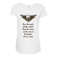 For The Emperor Let None Survive Wargaming Maternity Scoop Neck T-shirt | Artistshot