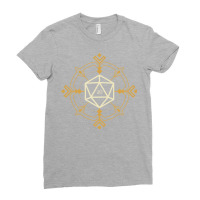 Magical Esoteric D20 Dice Ladies Fitted T-shirt | Artistshot