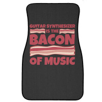 Guitar Synthesizer Gifts Bacon Of Music Front Car Mat | Artistshot