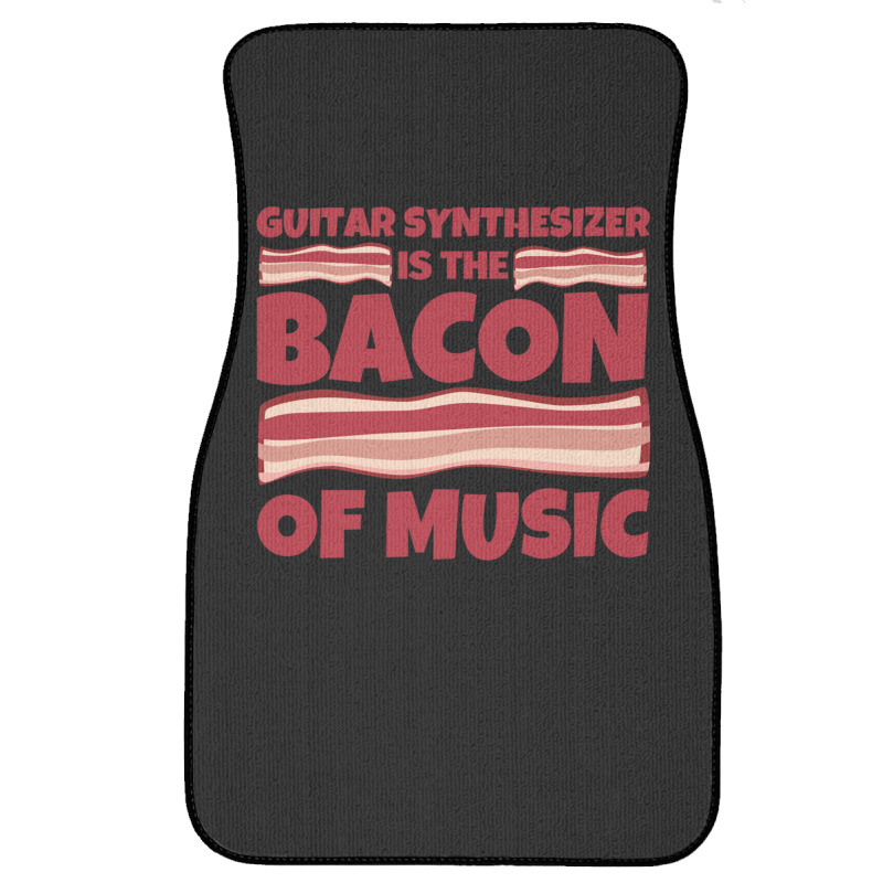 Guitar Synthesizer Gifts Bacon Of Music Front Car Mat | Artistshot