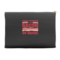 Guitar Synthesizer Gifts Bacon Of Music Accessory Pouches | Artistshot