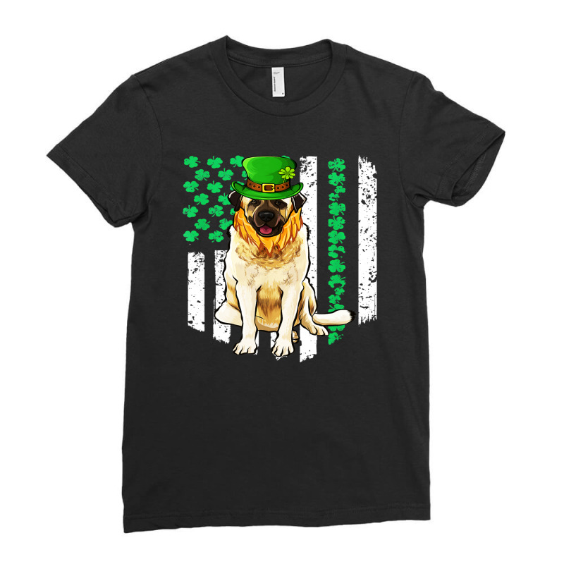 Anatolian Shepherd Dog St Patricks Ladies Fitted T-Shirt by kakashop | Artistshot