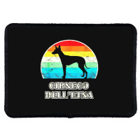 Cirneco Dell Etna Vintage Rectangle Patch | Artistshot