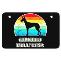 Cirneco Dell Etna Vintage Atv License Plate | Artistshot