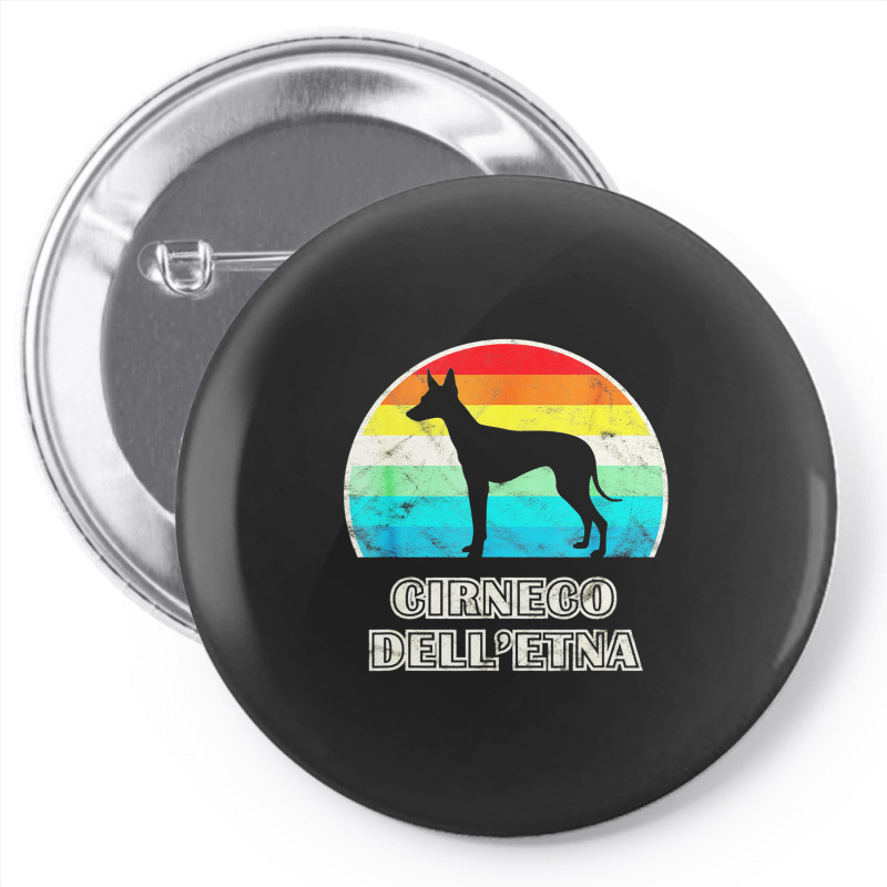 Cirneco Dell Etna Vintage Pin-back Button | Artistshot