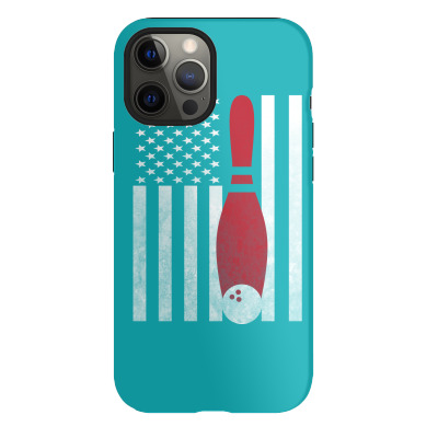 Bowling Bowler - America Usa Flag Iphone 12 Pro Case Designed By Rardesign