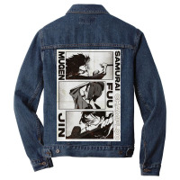 Samurai Champloo Half Tone Men Denim Jacket | Artistshot