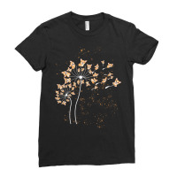 Cute Corgi Flower Dandelion Dog Lovers Corgi Tee W Ladies Fitted T-shirt | Artistshot