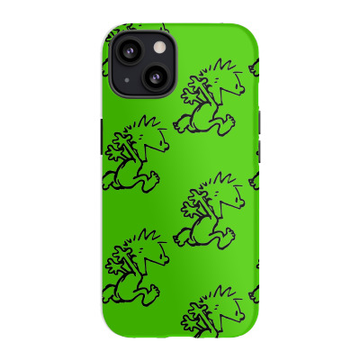 Calvin & Hobbes Comic Running Naked Iphone 13 Case Designed By Andini