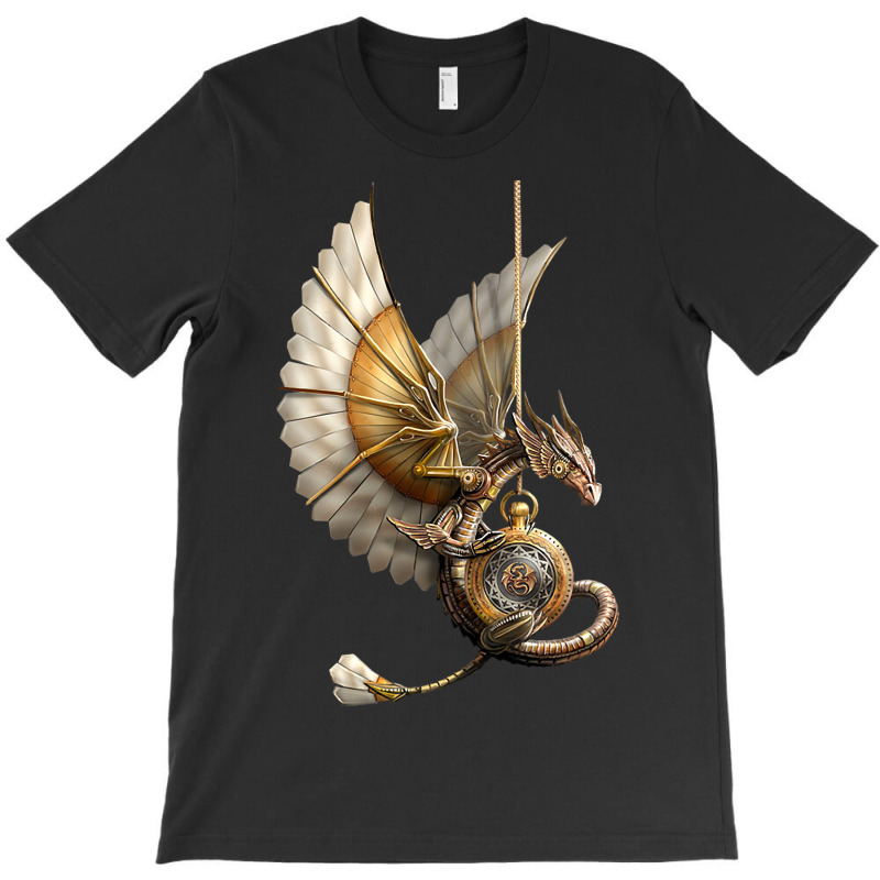 Steampunk Dragon On Watch Gift Vintage T-Shirt by spreesgomez | Artistshot