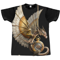 Steampunk Dragon On Watch Gift Vintage Graphic T-shirt | Artistshot