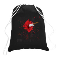 Womens It's Fine I'm Fine Everything Is Fine Knife Drawstring Bags | Artistshot