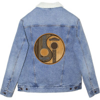 Guitar Yin Yang Unisex Sherpa-lined Denim Jacket | Artistshot