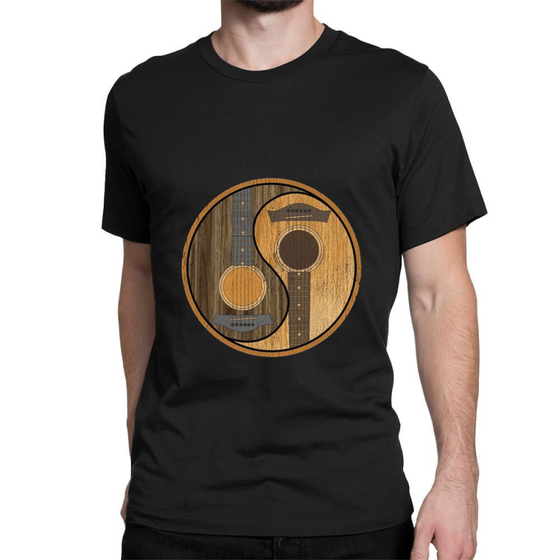 Guitar Yin Yang Classic T-shirt | Artistshot