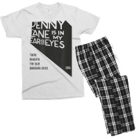 Lyrics By Lennon And Mccartney   Penny Lane T Shir Men's T-shirt Pajama Set | Artistshot