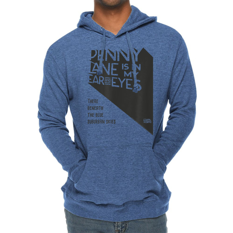 Lyrics By Lennon And Mccartney   Penny Lane T Shir Lightweight Hoodie | Artistshot