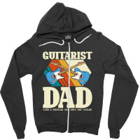 Guitarist Dad Like Bass Cooler Zipper Hoodie | Artistshot