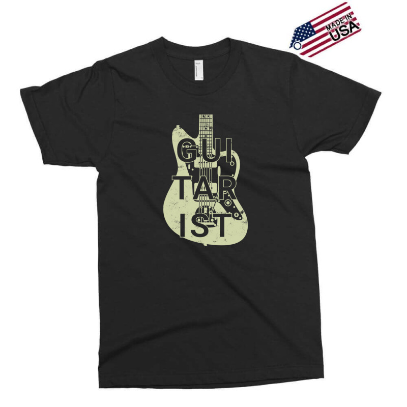 Guitarist Electric Guitar Body Cream Color Exclusive T-shirt | Artistshot