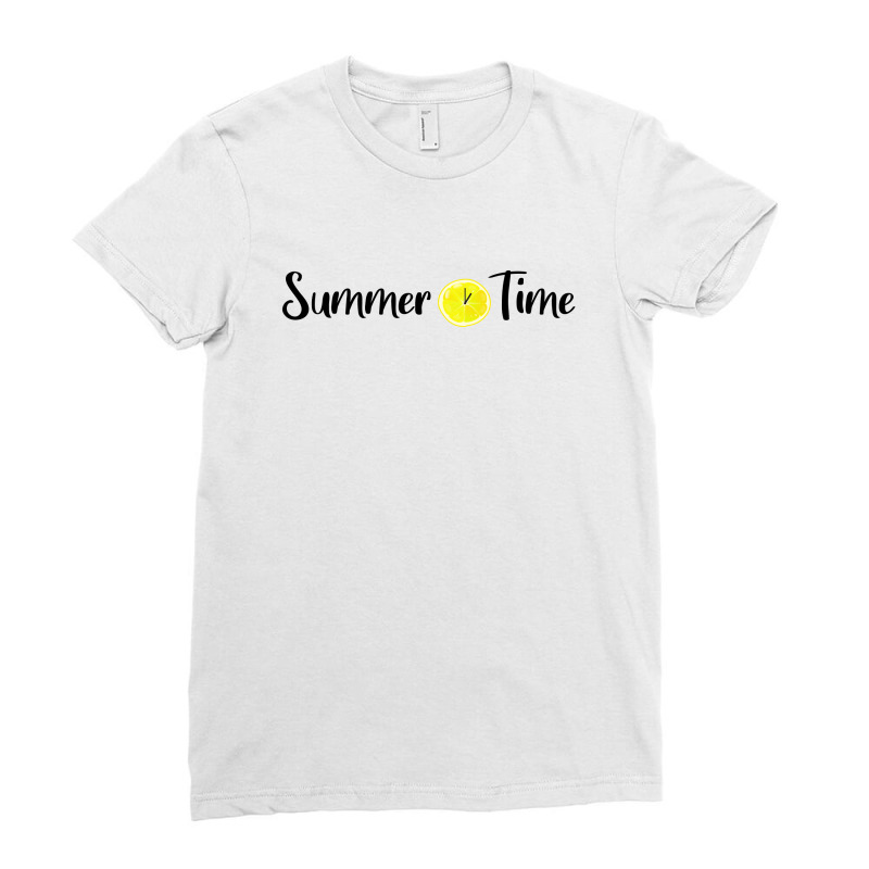 Summer Time Ladies Fitted T-shirt | Artistshot