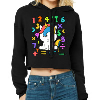 Number Day Kids Girls Costume Numbers Math Day Cal Cropped Hoodie | Artistshot