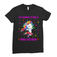 I'm Going To Be A Big Sister 2021 Unicorn T Shirt Ladies Fitted T-shirt | Artistshot