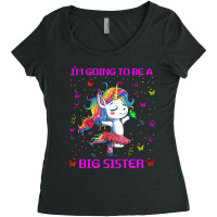 I'm Going To Be A Big Sister 2021 Unicorn T Shirt Women's Triblend Scoop T-shirt | Artistshot