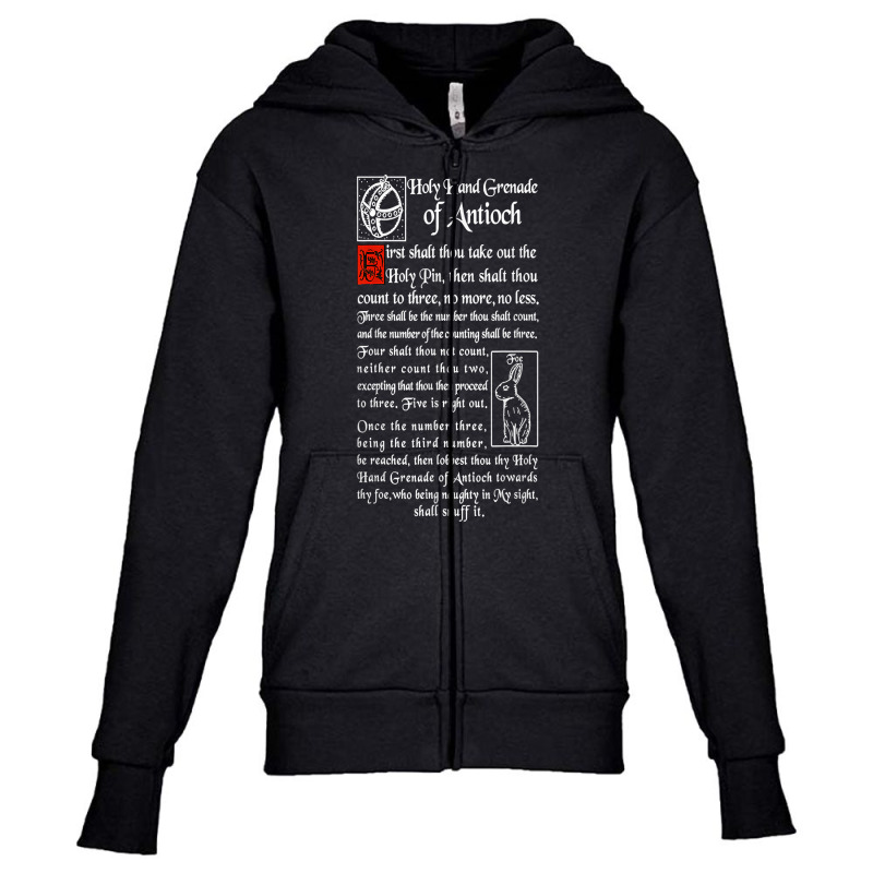 Holy Hand Grenade Of Antioch T Shirt Youth Zipper Hoodie | Artistshot