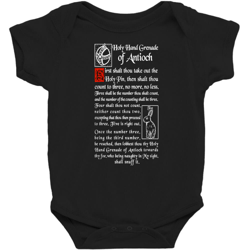 Holy Hand Grenade Of Antioch T Shirt Baby Bodysuit | Artistshot