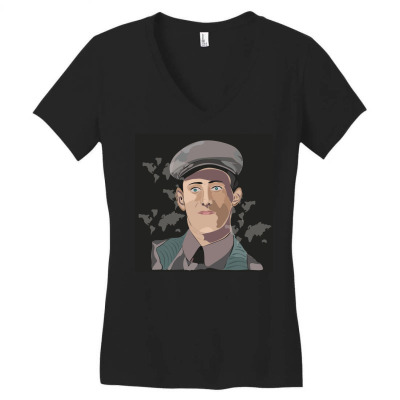 Army Man Women's V-neck T-shirt Designed By Su_rreal