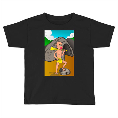Caveman Bad Lab 01 Toddler T-shirt Designed By Rey Desain