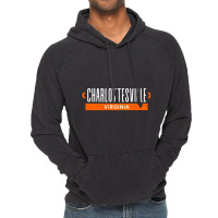 Charlottesville Virginia Retro Distressed Va Athle Vintage Hoodie | Artistshot